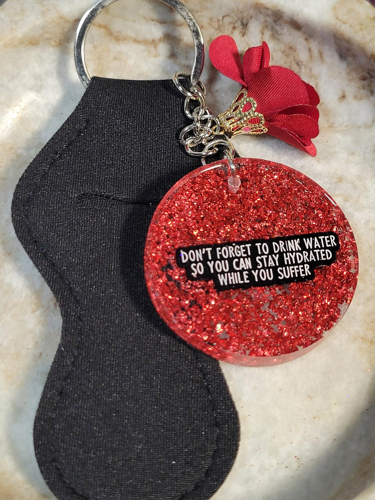 Funny keychain with holder, multiple choices