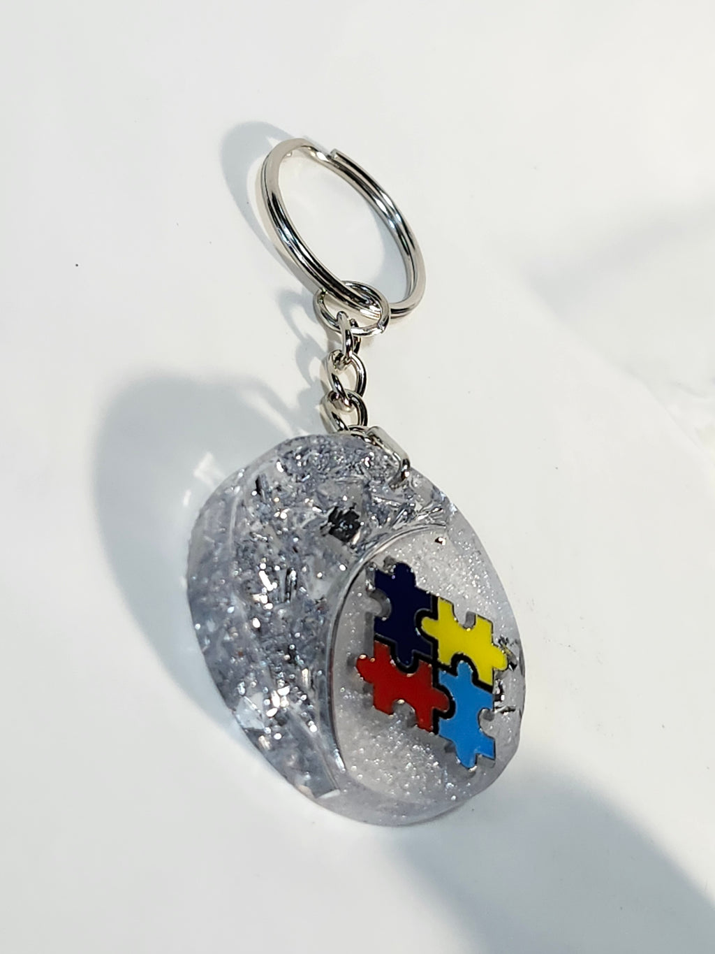 Autism Inspired Resin Keychain Bag chain