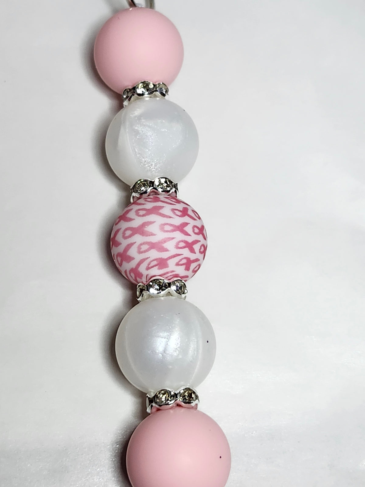 Breast Cancer Awareness Keychain Badge clip
