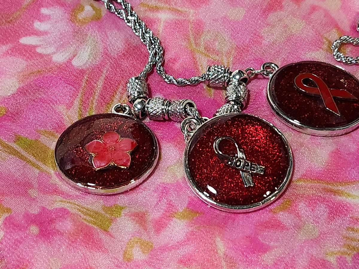 Stroke Awareness Pendant Necklace