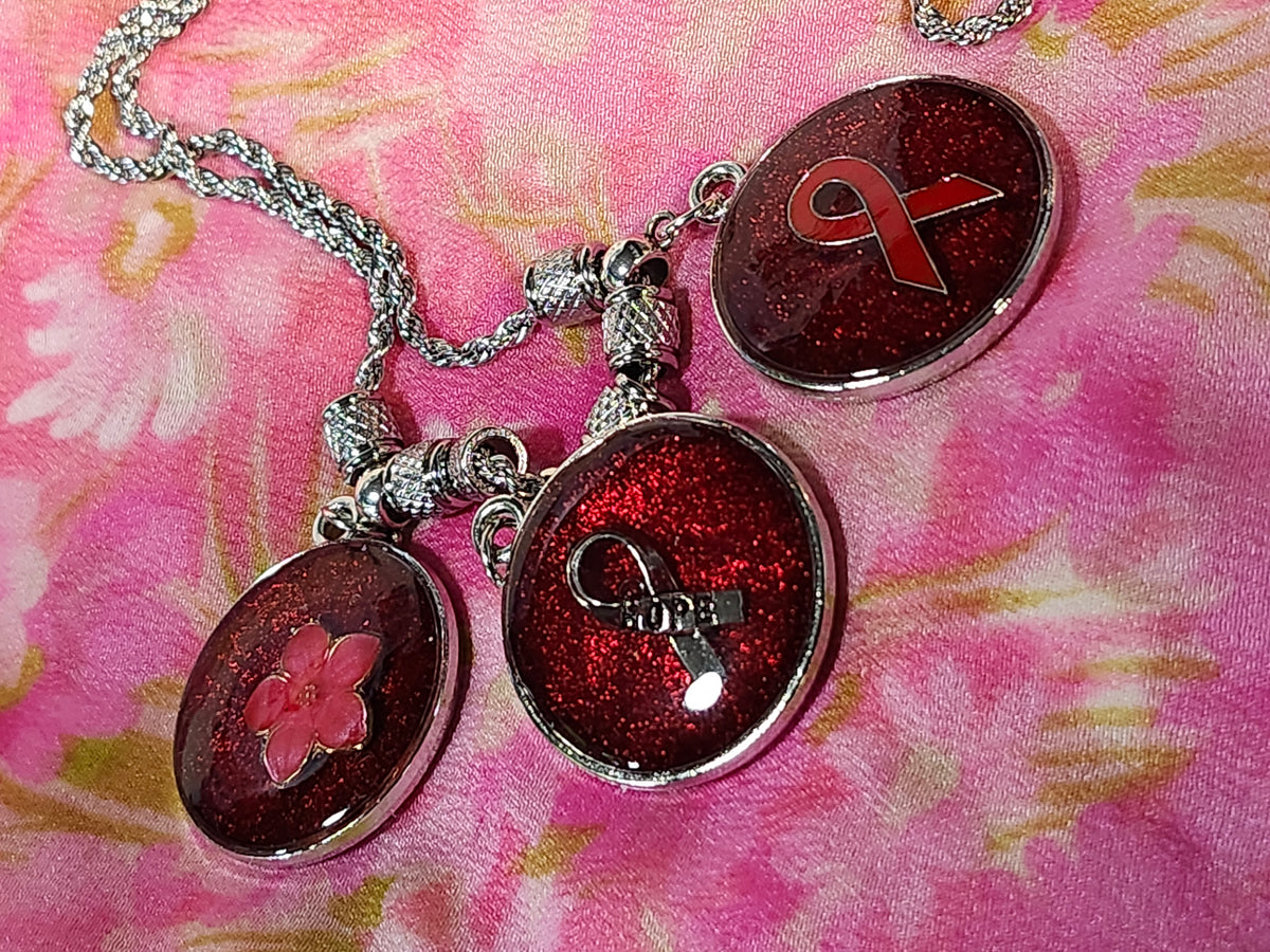 Stroke Awareness Pendant Necklace