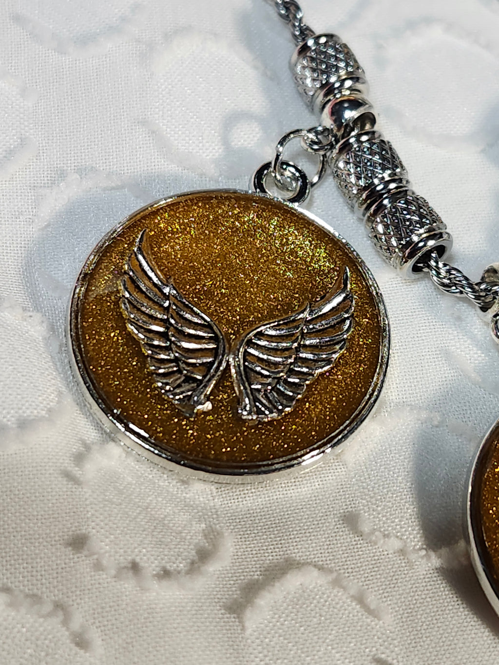 Childhood cancer inspired pendant necklace