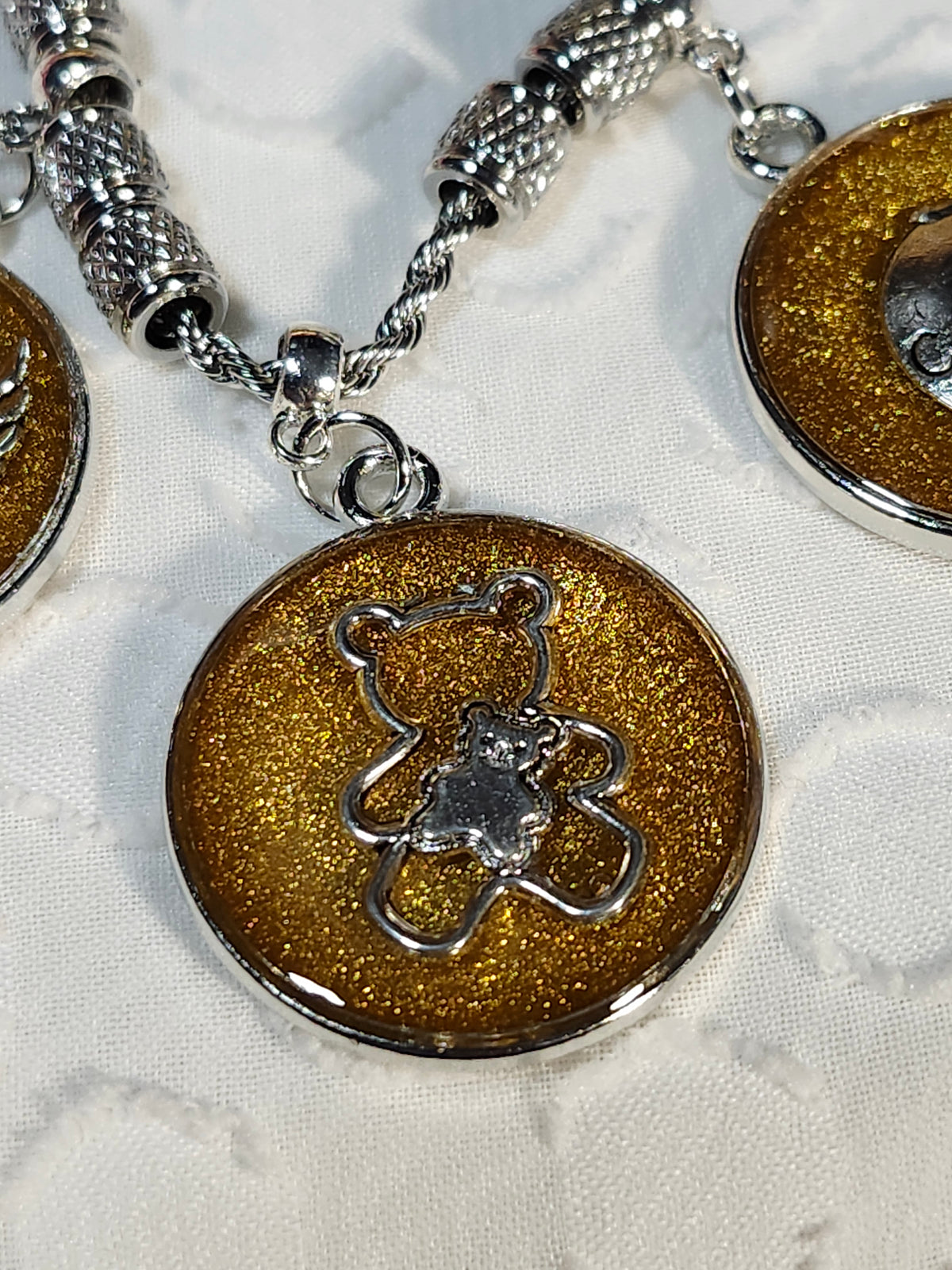 Childhood cancer inspired pendant necklace