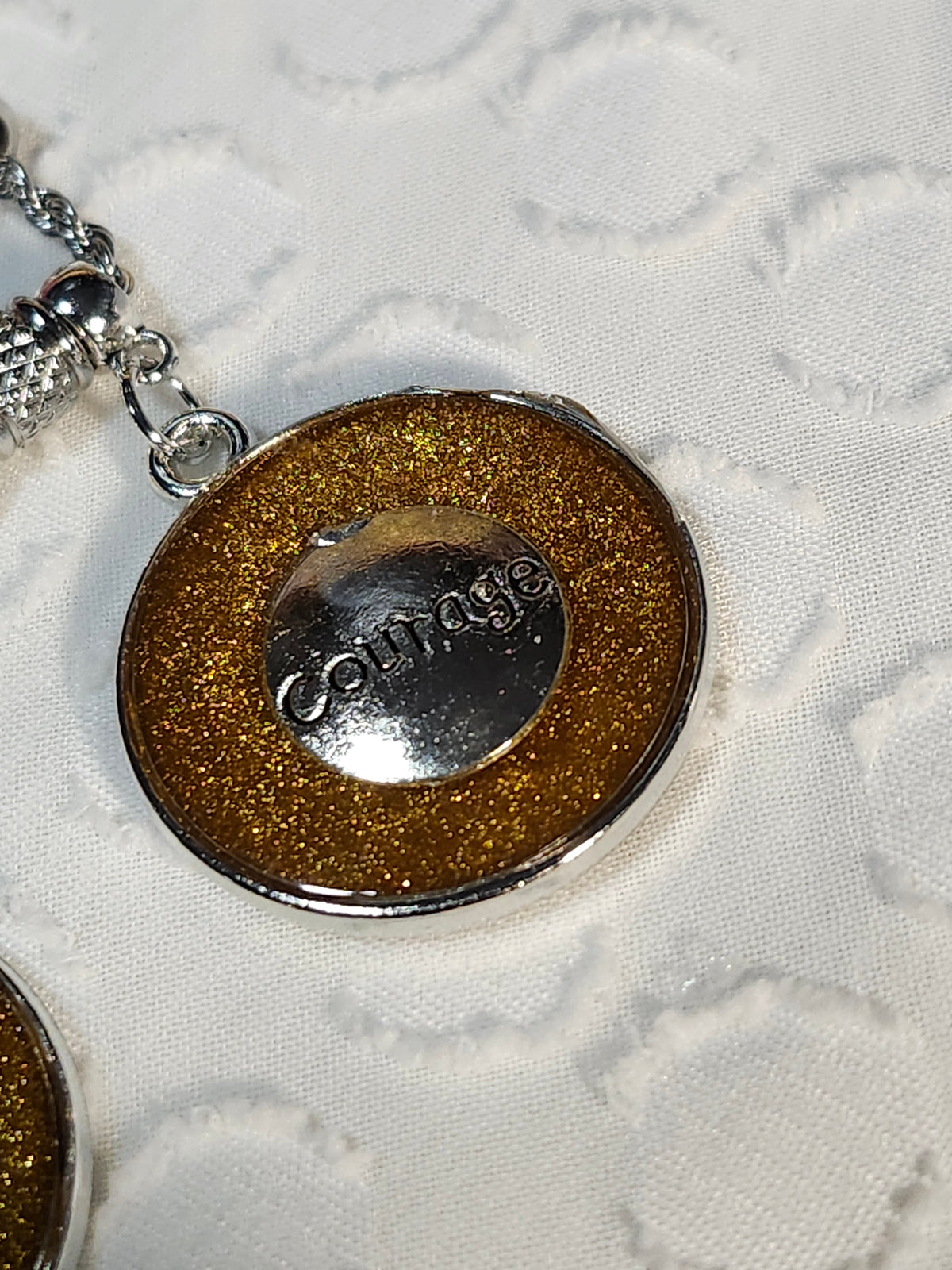 Childhood cancer inspired pendant necklace