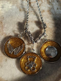 Childhood cancer inspired pendant necklace