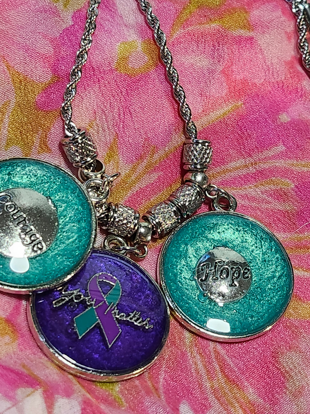 Suicide Awareness Pendant Necklace