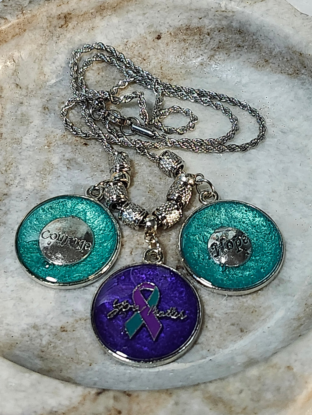 Suicide Awareness Pendant Necklace