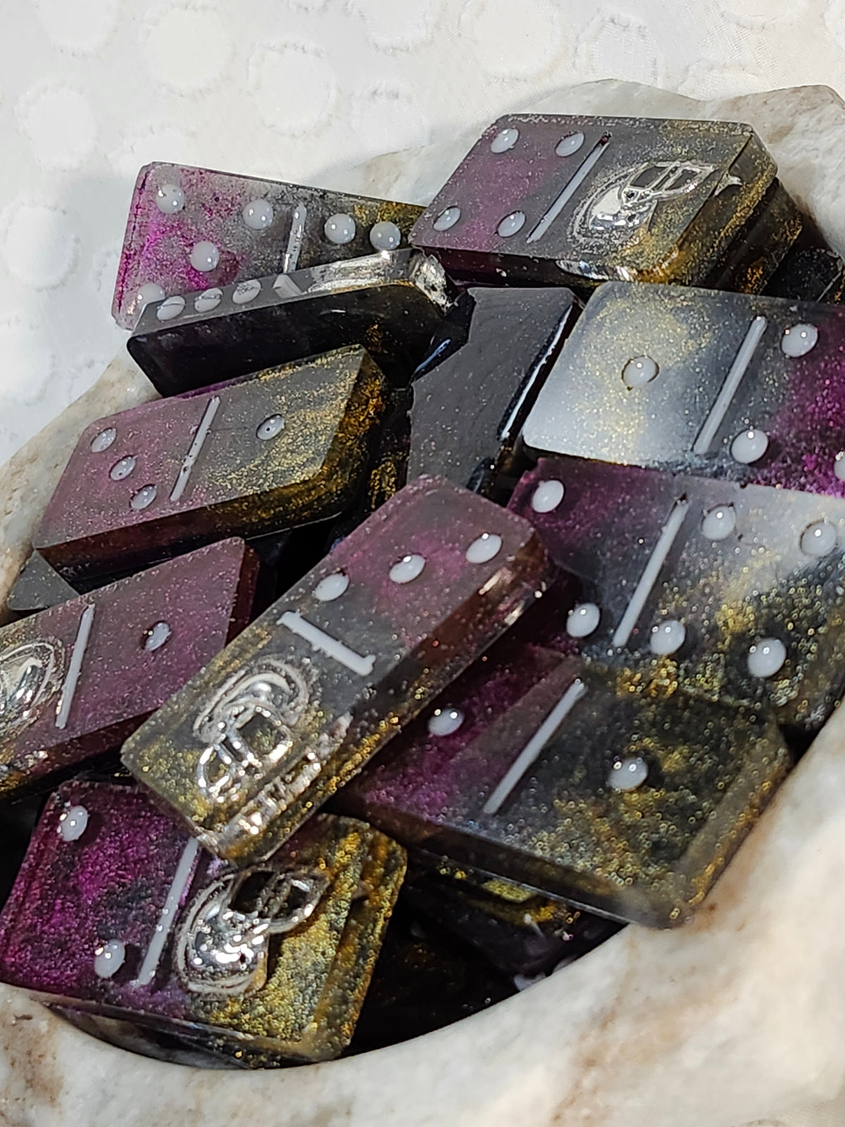 Baltimore Raven Inspired Dominoes Double 6