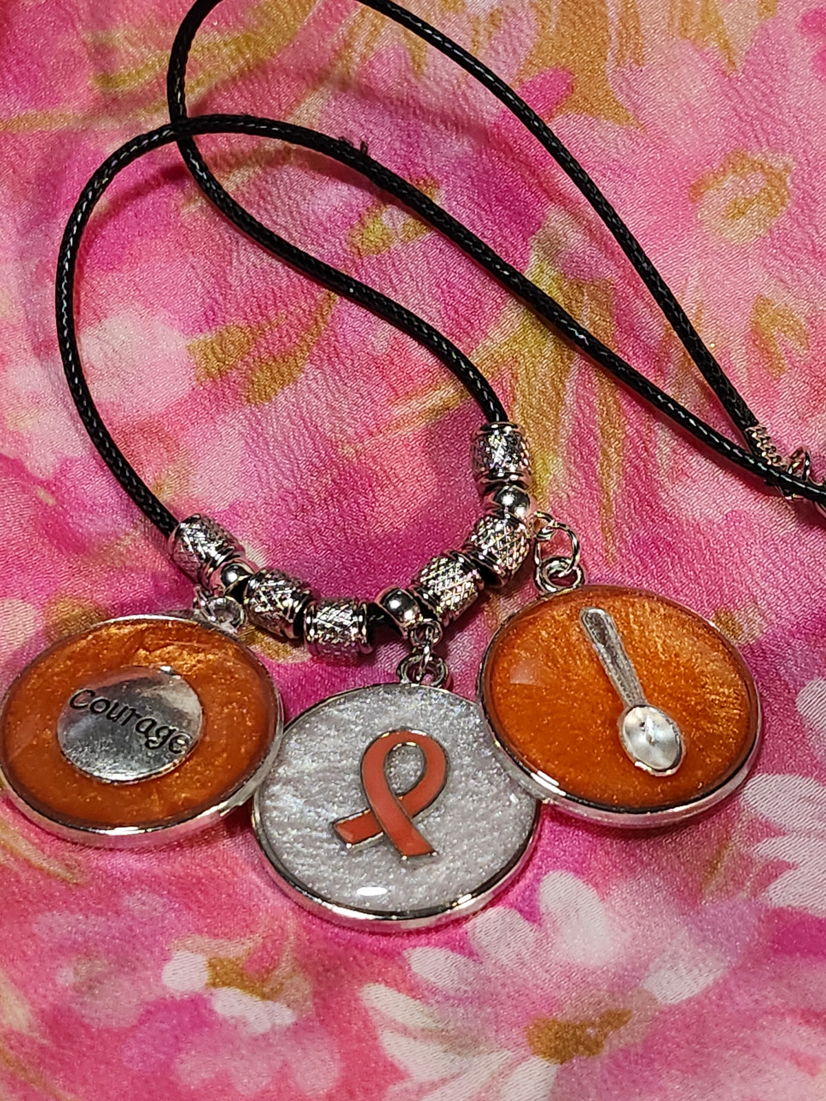 Multiple Sclerosis Awareness Pendant Necklace