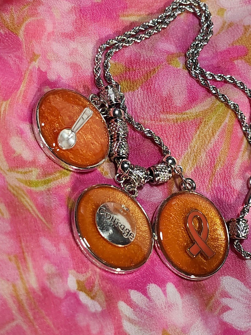 Multiple Sclerosis Awareness Pendant Necklace