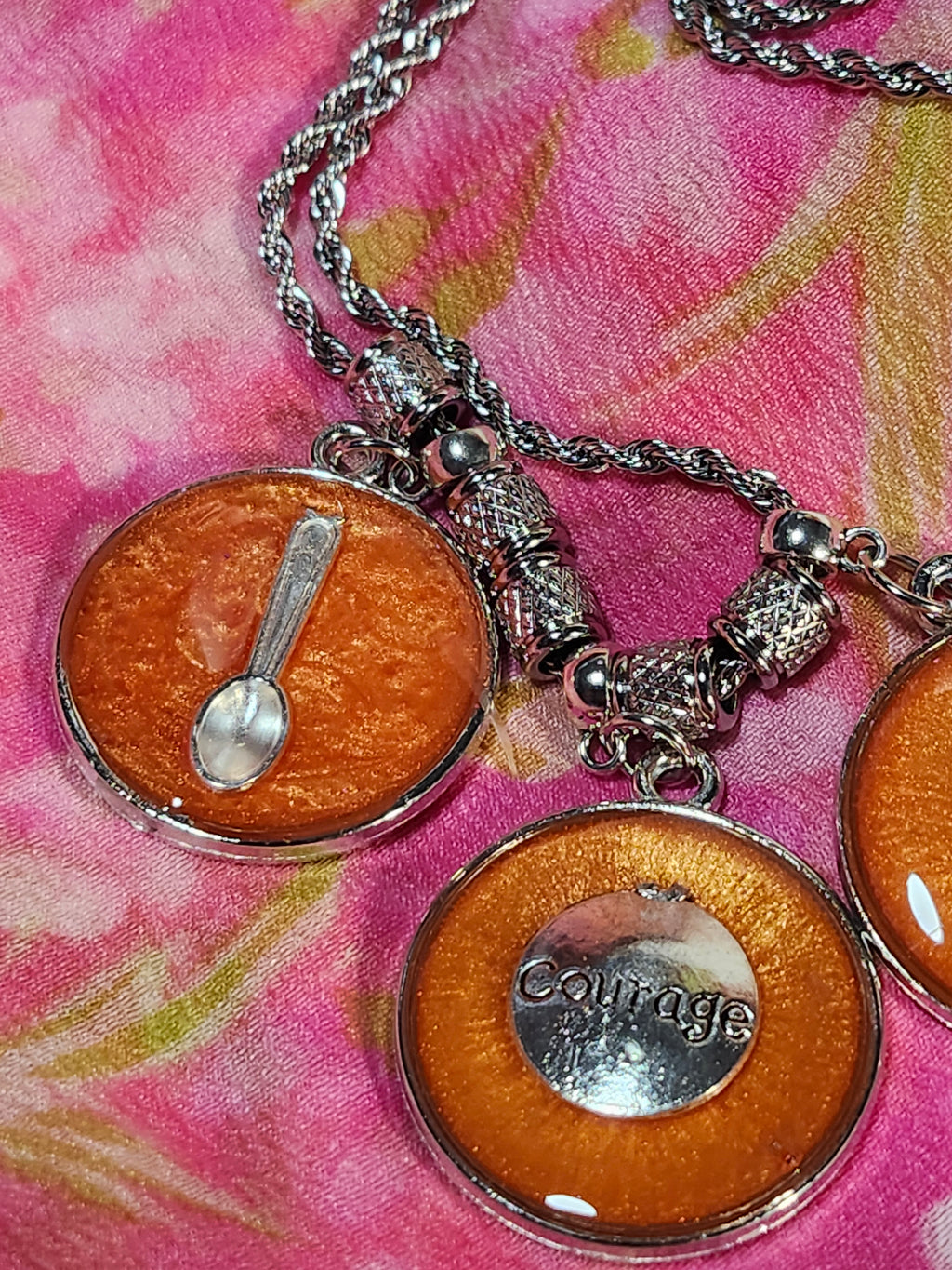 Multiple Sclerosis Awareness Pendant Necklace