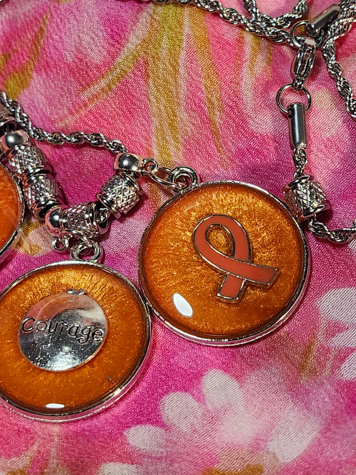 Multiple Sclerosis Awareness Pendant Necklace